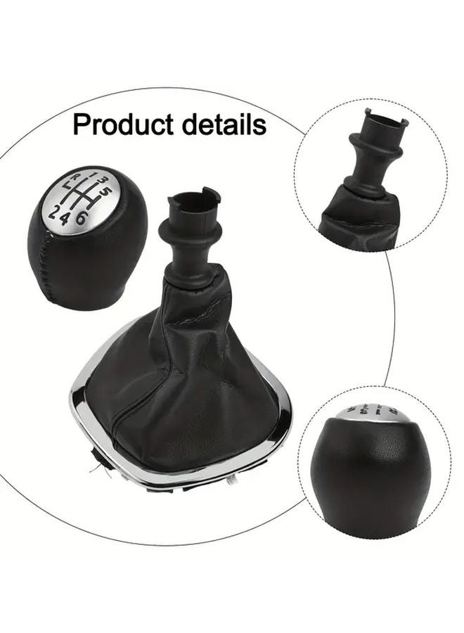 Renault Trafic Opel Vivaro Fiat Talento 2014 2019 Manual Gear Shift Knob With Dust Cover Black Red White - Image 5